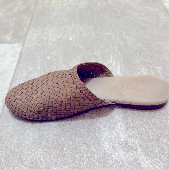 SOUL womens slip on woven mules - brown - US 6 - Picture 2 of 3